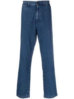 Haikure straight-leg cotton jeans - Blue