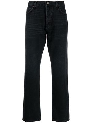 Haikure straight-leg stretch-cotton jeans - Black