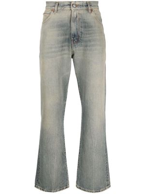 Haikure washed cotton jeans - Blue