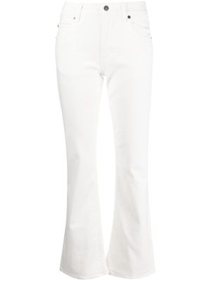 Haikure wide leg-cotton trousers - White