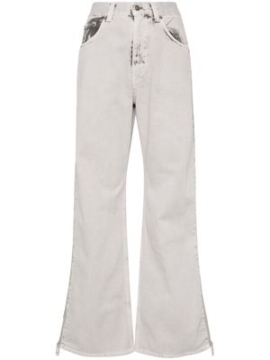 Haikure wide-leg jeans - Grey