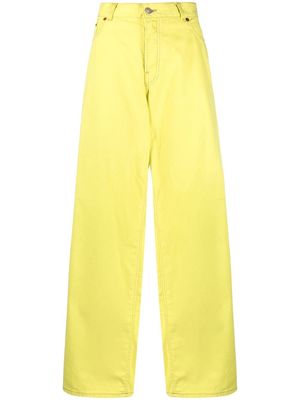 Haikure wide-leg jeans - Yellow