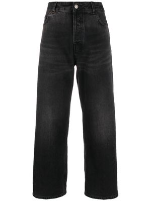 Haikure wide-leg mid-rise jeans - Black