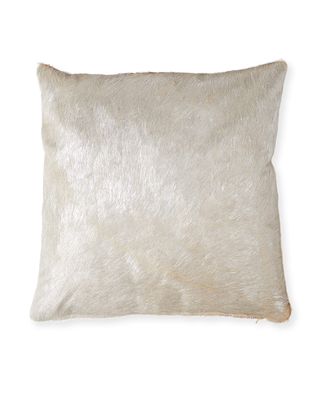 Hair Hide Pillow, 19"Sq.