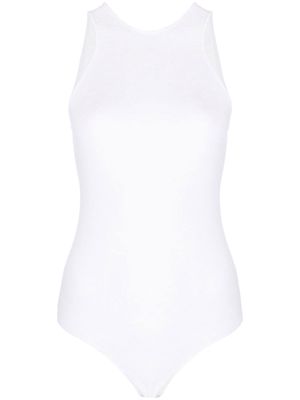 Halfboy halter-neck cut-out bodysuit - White