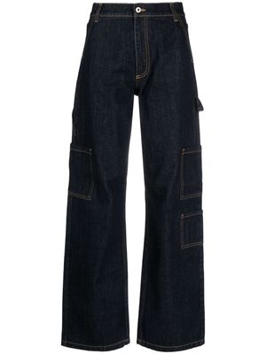Halfboy high-rise straight-leg jeans - Blue