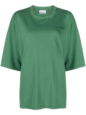 Halfboy logo-embroidered cotton T-shirt - Green