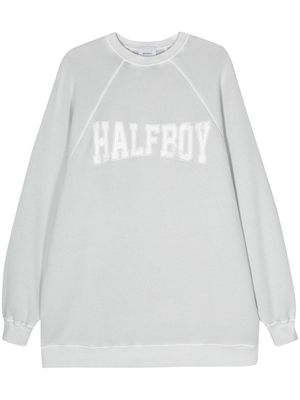 Halfboy logo-print cotton sweatshirt - Blue