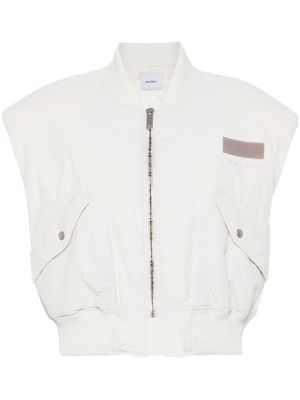 Halfboy sleeveless padded bomber jacket - Neutrals