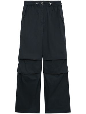 Halfboy wide-leg parachute trousers - Black