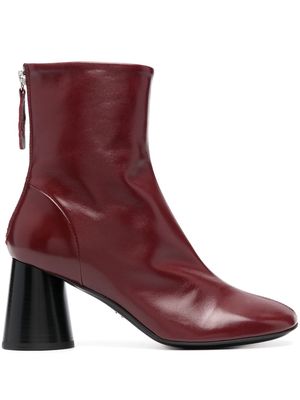 Halmanera Ace 70mm ankle boots - Red
