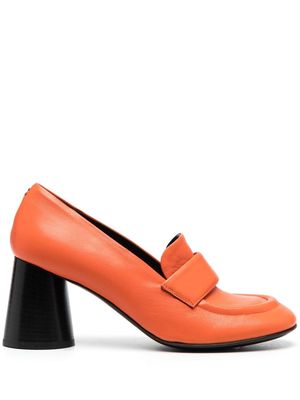 Halmanera Ace 75mm loafers - Orange