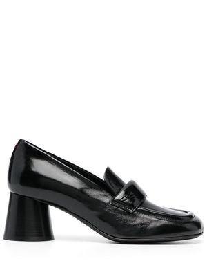 Halmanera Dani 55mm leather loafers - Black