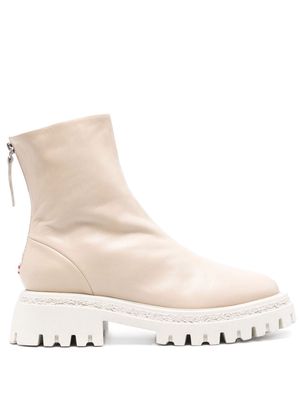 Halmanera Rama 50mm leather ankle boots - Neutrals