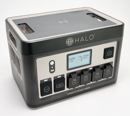 HALO 1600Wh Power Station w/ 11 Outlets & Wireless Charge