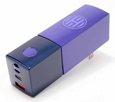 HALO 5,000mAh Lipstick Power Bank with Foldable AC Plug