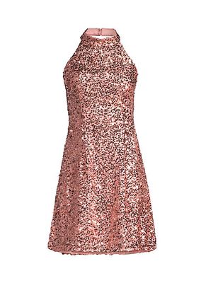 Halter Sequin Minidress