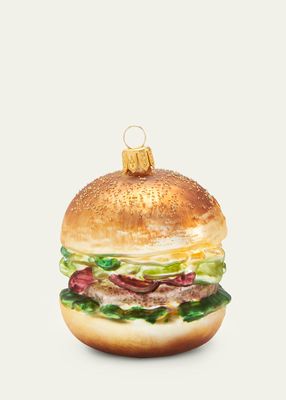 Hamburger Christmas Ornament