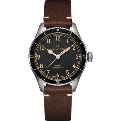 Hamilton Khaki Aviation Pilot Pioneer Watch, 38mm in Black 