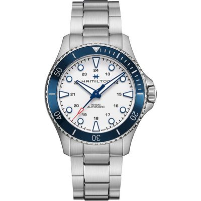 Hamilton Khaki Navy Scuba Automatic Bracelet Watch, 43mm in Silver 