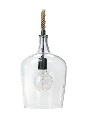 Hammered Glass Pendant Lamp Shade