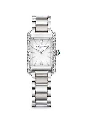 Hampton 10631 Stainless Steel & Diamond Bracelet Watch