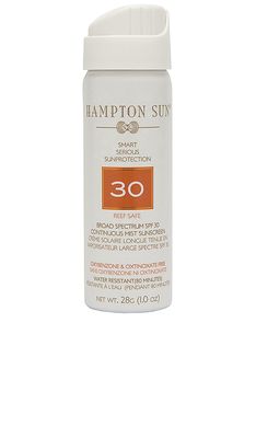Hampton Sun Travel SPF 30 Continuous Mist in Beauty: NA.