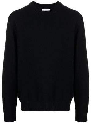 Han Kjøbenhavn crew-neck cotton-cashmere jumper - Black