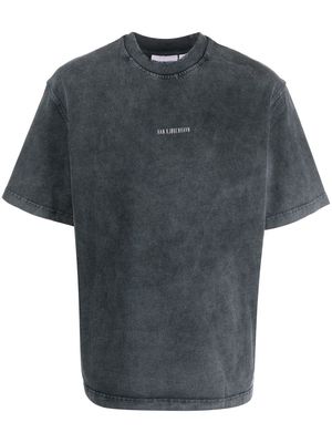 Han Kjøbenhavn distressed logo-print T-shirt - Grey