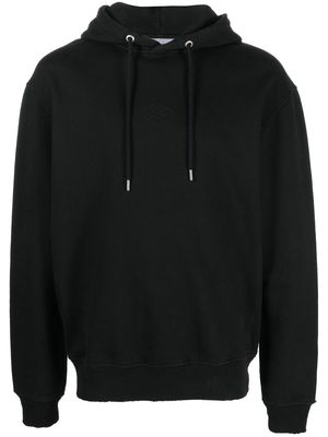 Han Kjøbenhavn embroidered-logo cotton hoodie - Black