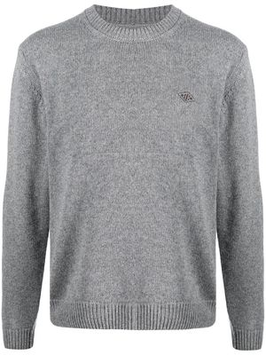 Han Kjøbenhavn embroidered-logo wool-blend sweater - Grey