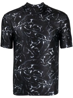 Han Kjøbenhavn graphic-print short sleeve T-shirt - Black