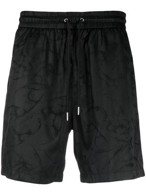 Han Kjøbenhavn tonal jacquard track shorts - Black