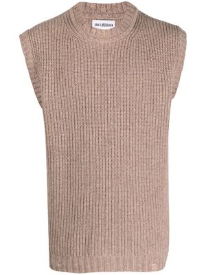 Han Kjøbenhavn wool-blend sweater vest - Brown