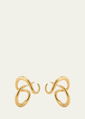 Hana Earrings in Yellow Gold Vermeil