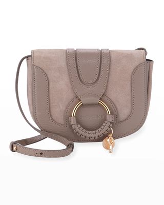 Hana Mini Leather/Suede Shoulder Bag