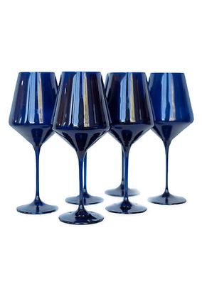 Hand-Blown Wine Glass 6-Piece Set