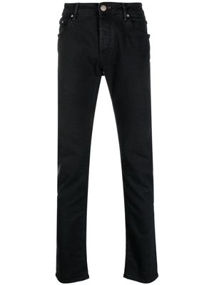 Hand Picked mid-rise straight-leg jeans - Black