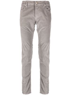 Hand Picked Orvieto corduroy tapered trousers - Grey