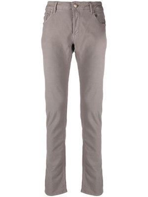 Hand Picked Orvieto tapered-leg trousers - Grey