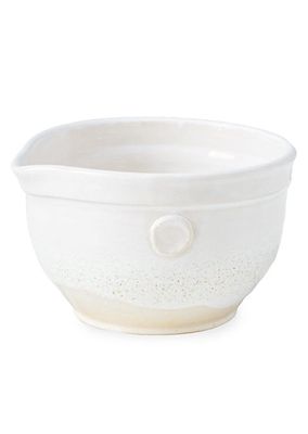 Hand-Thrown Pottery Mixing Bowl