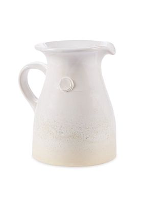 Hand-Thrown Pottery Water Pitcher