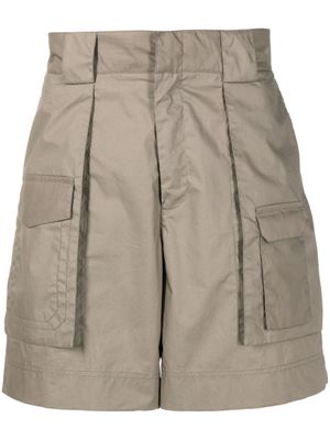 Handred cargo-pocket cotton shorts - Grey