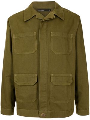 Handred cotton shirt jacket - Green