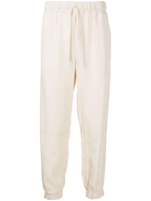 Handred drawstring tapered trousers - Neutrals