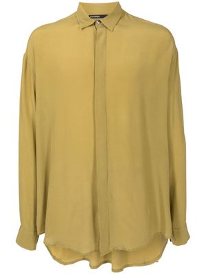 Handred drop-shoulder silk shirt - Green