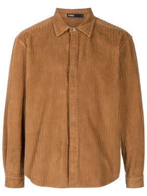 Handred long-sleeve chenille shirt - Brown