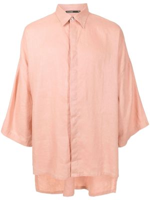 Handred long-sleeve linen shirt - Pink