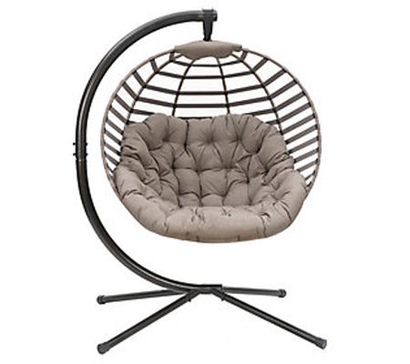 Hanging Swing Chair with Stand b y Flower House