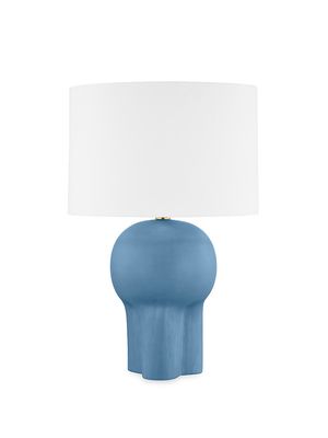 Hankins Table Lamp - Stone Blue Ceramic